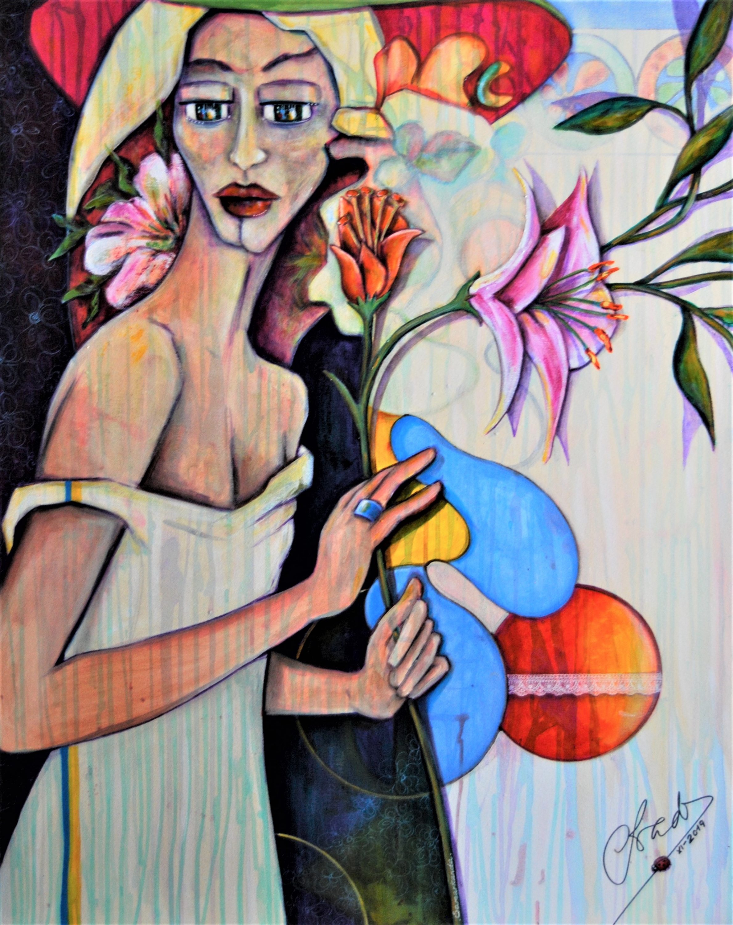 A sala de exposicións de Regalxunqueira, Viveiro, inaugura este venres 29 de maio, ás 20:30 h, a mostra Coma sempre da pintora lucense Carmen Prado, artista autodidacta coñecida pola súa obra centrada na figura feminina