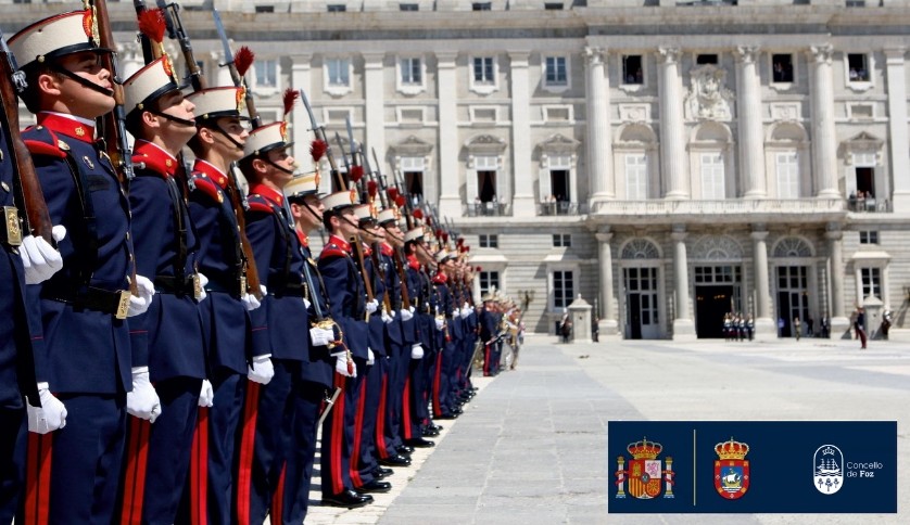 A Compañía Mar Océano da Garda Real chega a Foz con tres días de actividades