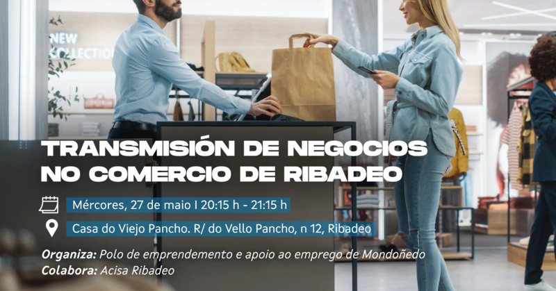 Ribadeo acolle unha sesión sobre oportunidades para emprender a través da remuda empresarial