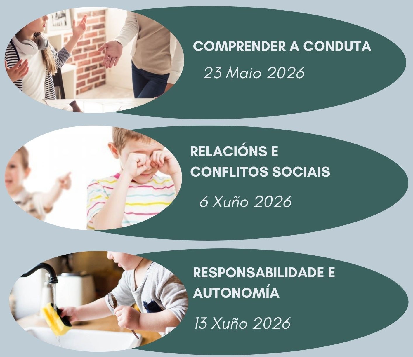 Ribadeo organiza unha nova edición dos Encontros de Familias, que terán lugar os días 23 de maio, 6 e 13 de xuño
