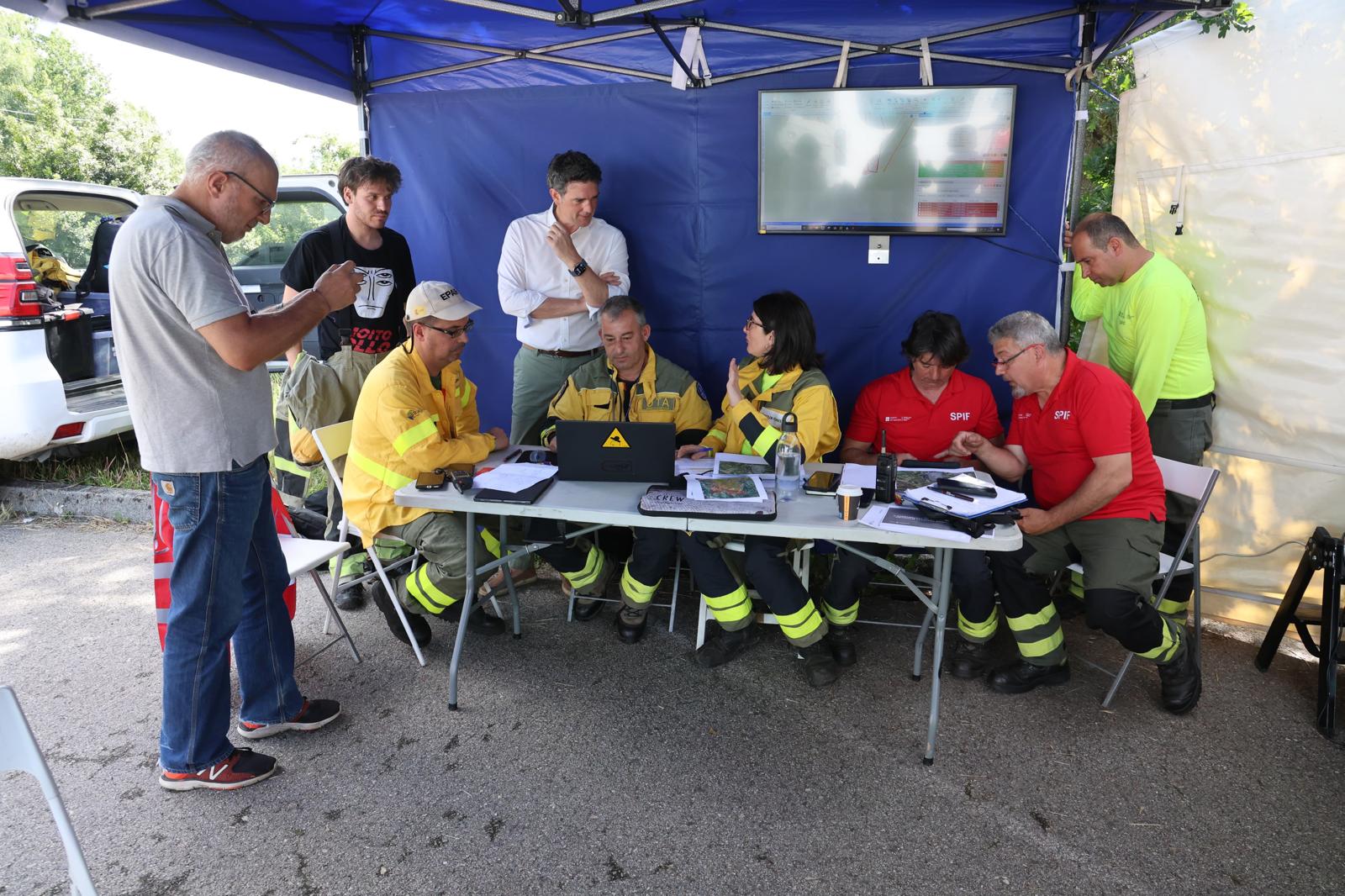 A Xunta testa o Plan Peifoga nun simulacro de incendio forestal na provincia de Lugo