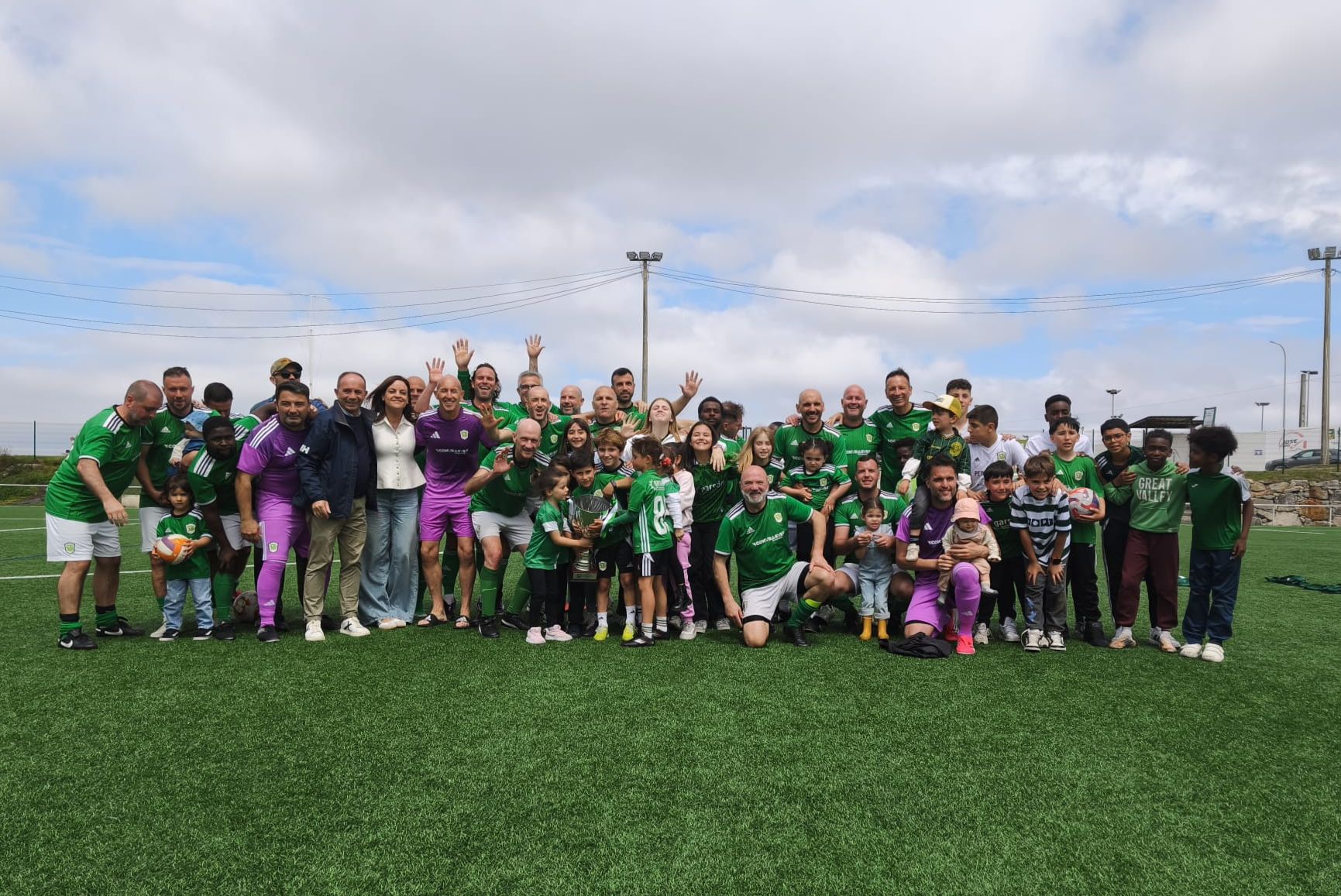 O equipo veteranos SD Burela proclámase campión da División de Honra 2025-2026