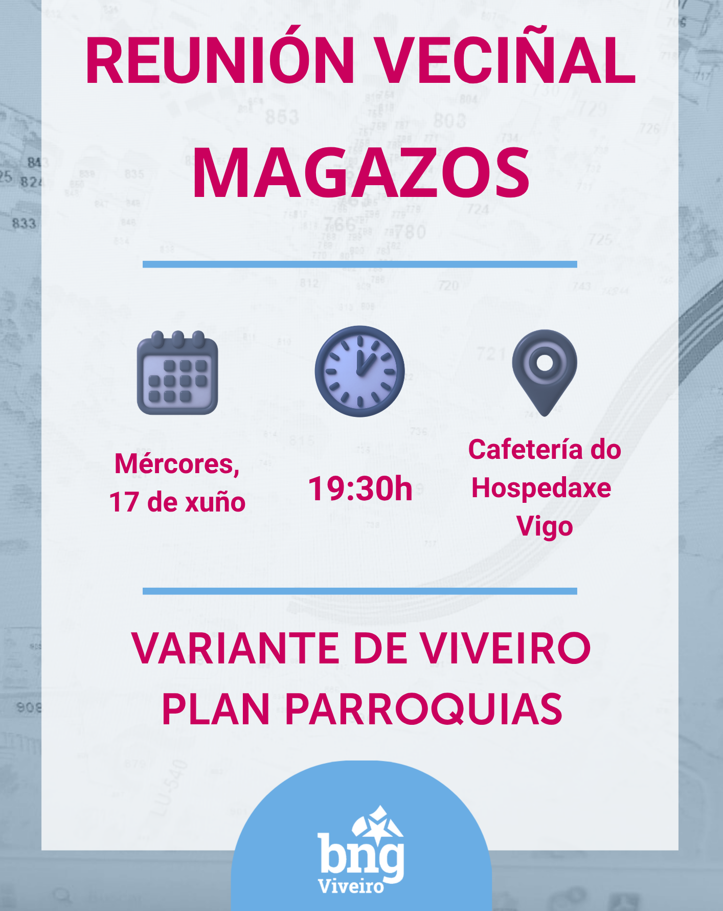 O BNG de Viveiro retoma as reunións veciñais e presenta o seu Plan Parroquias 2027