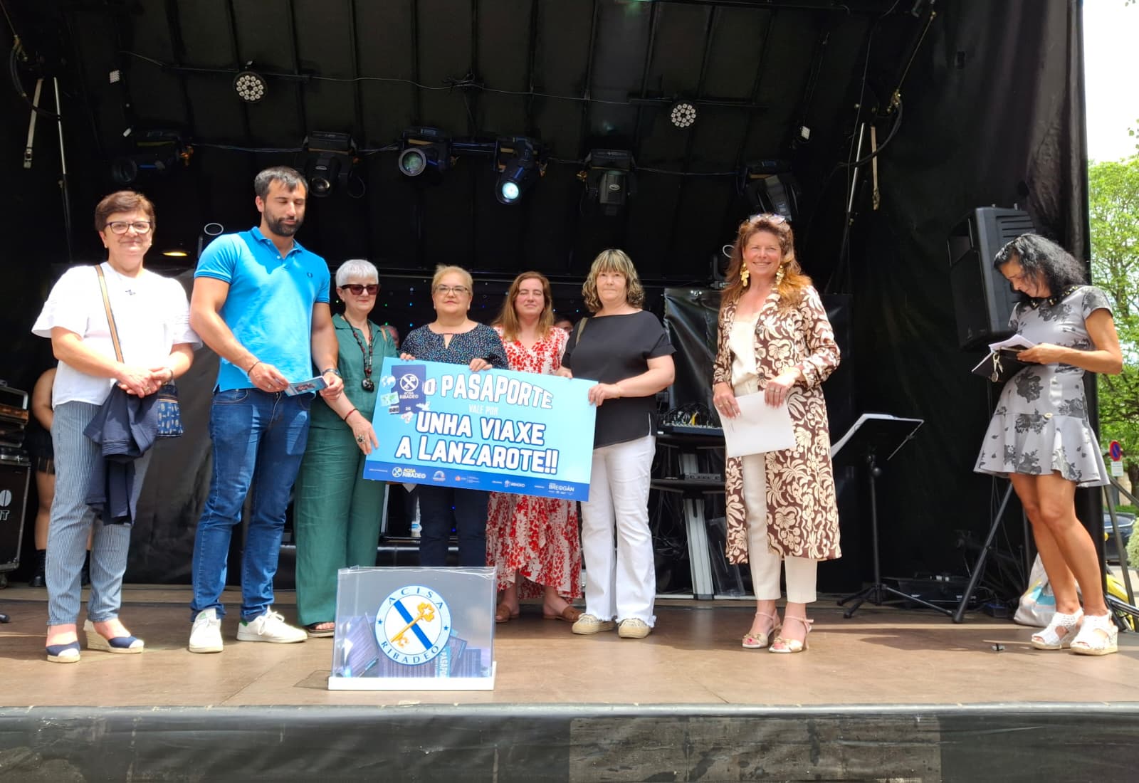 Lucía Legazpi López gaña a viaxe a Lanzarote no sorteo do Pasaporte de Acisa