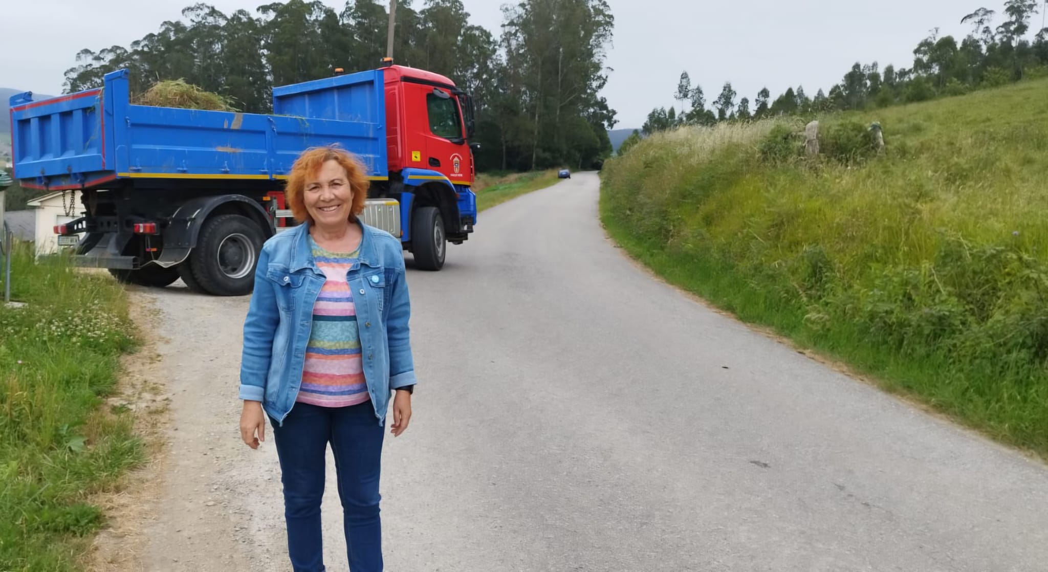 Carmen Veiga destaca o inicio das obras da Deputación para mellorar os accesos rurais de Barreiros
