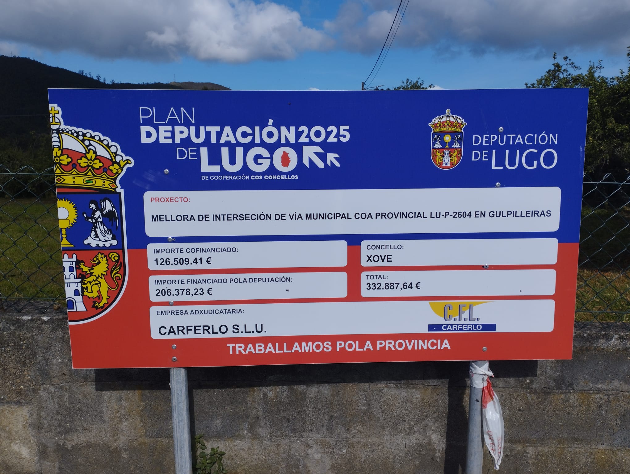 O PSdeG reivindica o compromiso da Deputación con Xove fronte á “deixadez” do Goberno local