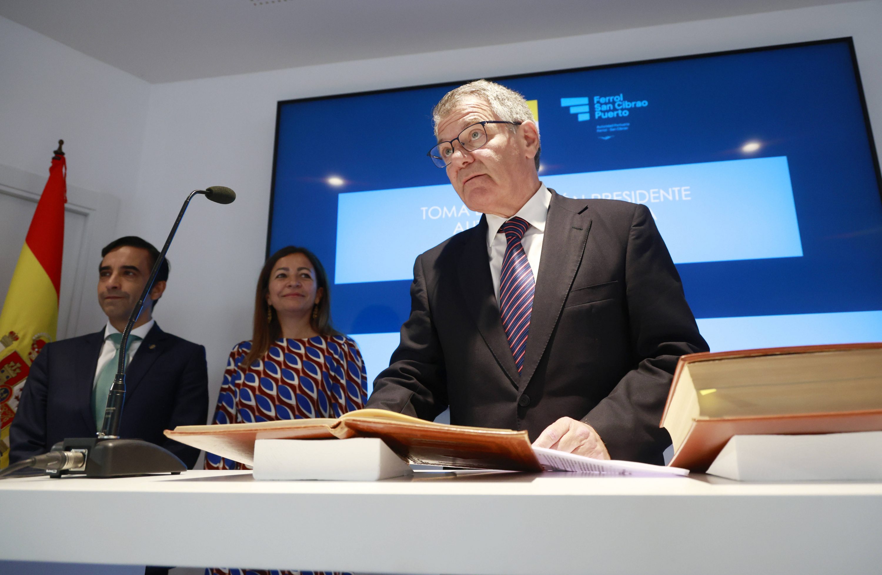 José Antonio Álvarez toma posesión como presidente da Autoridade Portuaria de Ferrol-San Cibrao