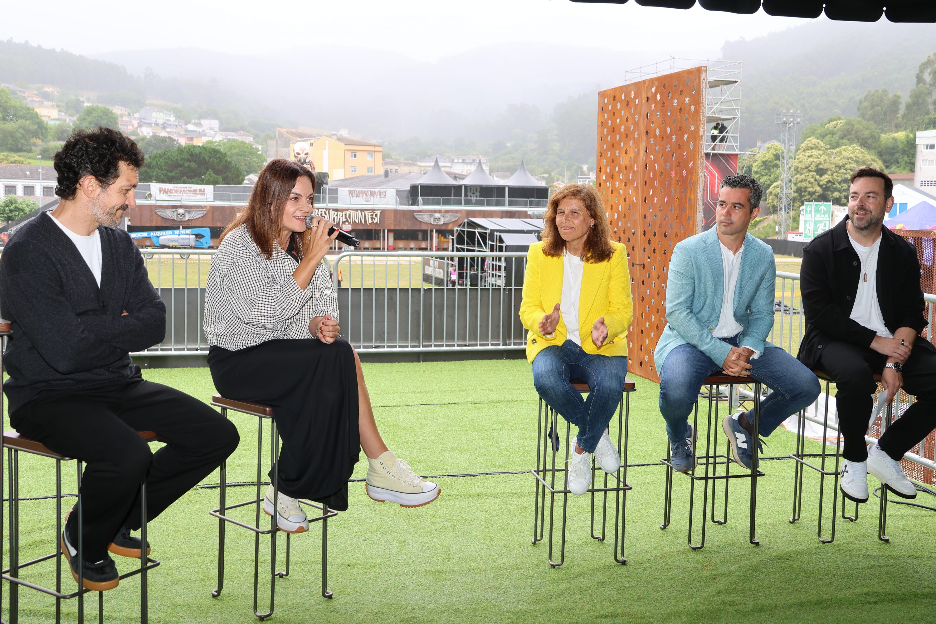 Carmela López na presentación do Resurrection Fest : “levamos máis de 20 anos convertendo a Viveiro na capital da música hardcore en Europa”