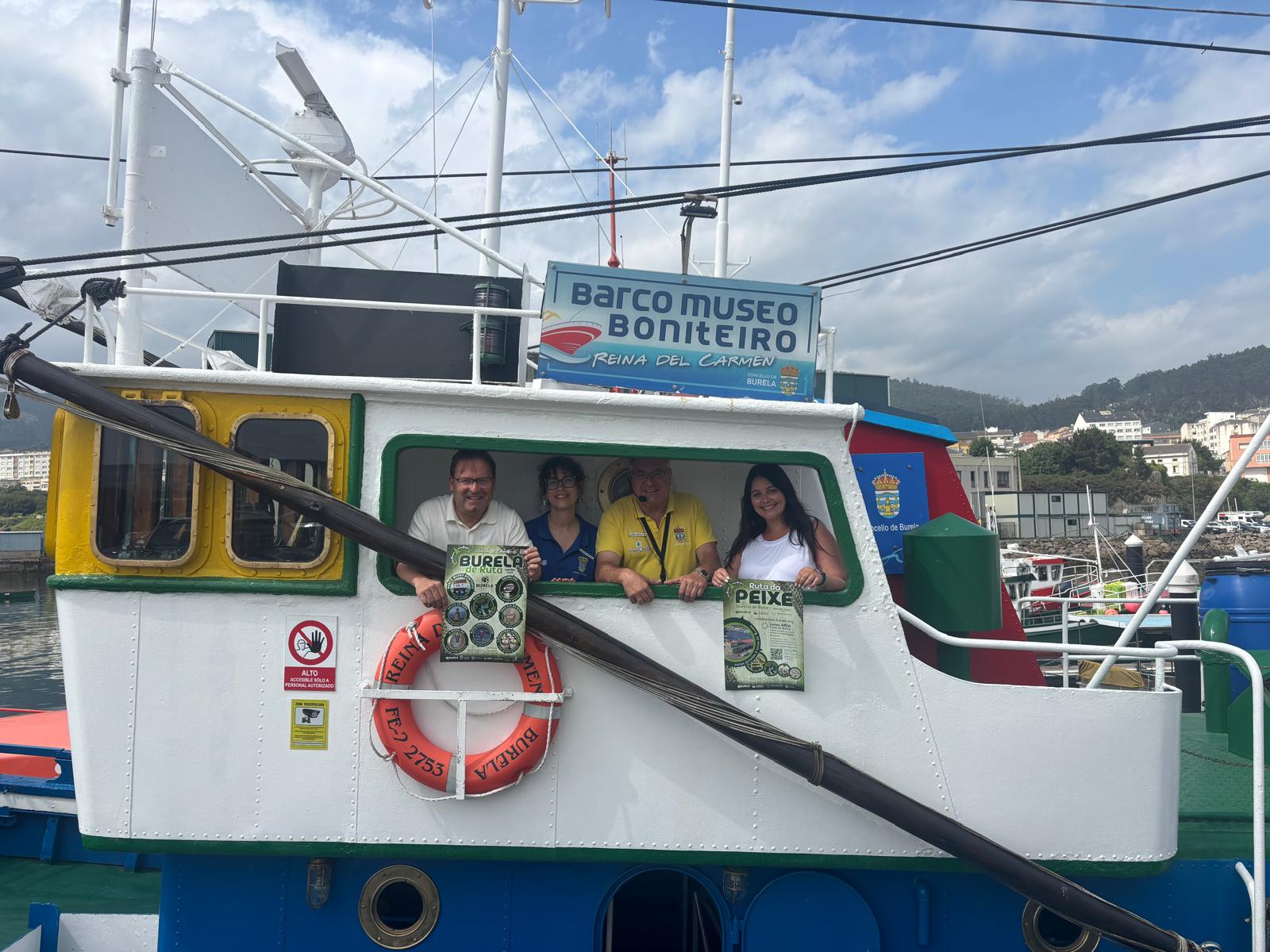XeoRutas, visitas á lonxa, rutas ornitolóxicas e patrimonio: así é o novo “Burela de Ruta”