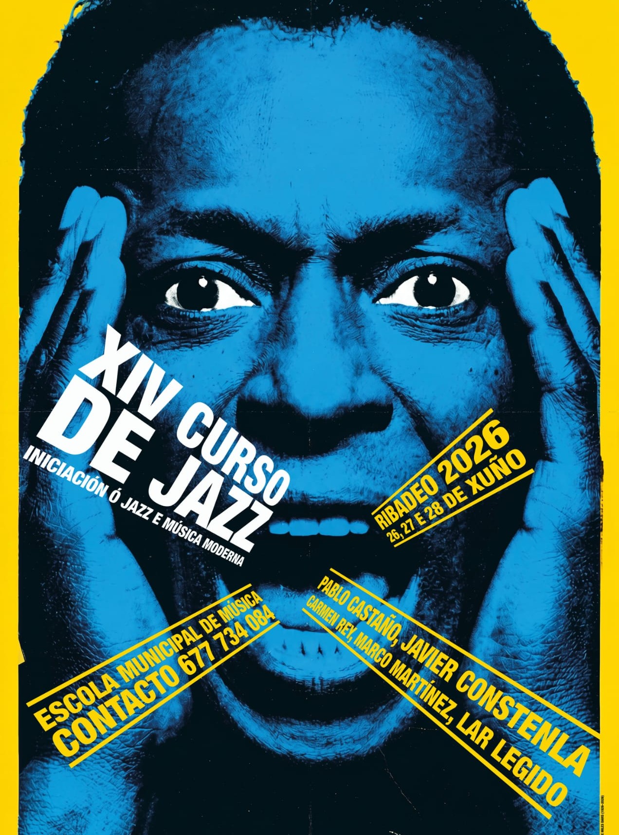 O Curso de Jazz de Ribadeo regresa do 26 ao 28 de xuño con cinco docentes de primeiro nivel