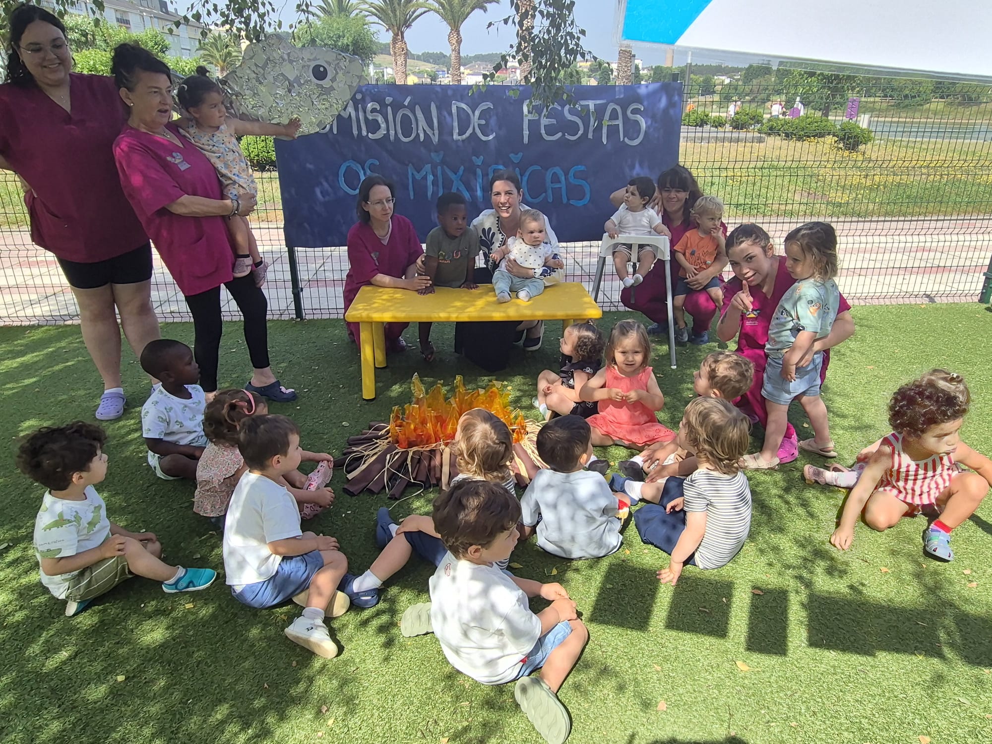 A maxia do San Xoán tamén chegou á Escola Infantil Municipal de Cervo