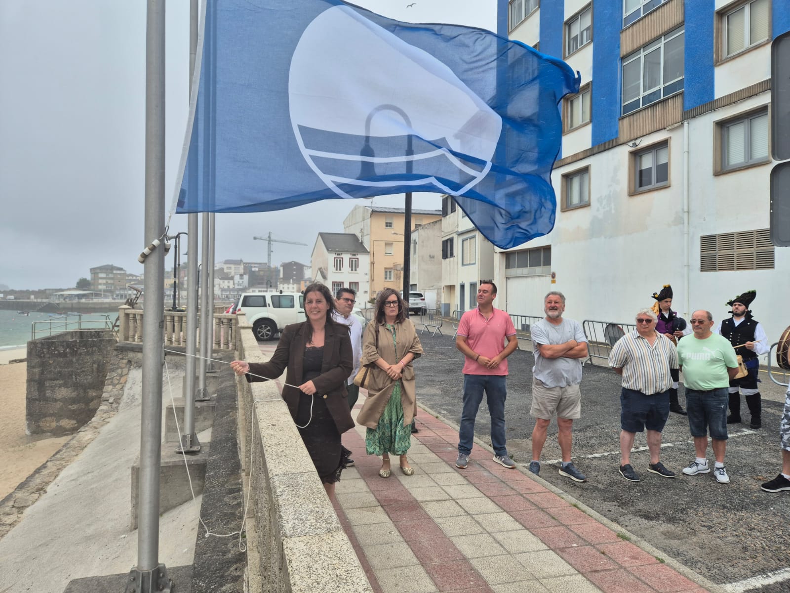 A praia do Torno xa loce a Bandeira Azul