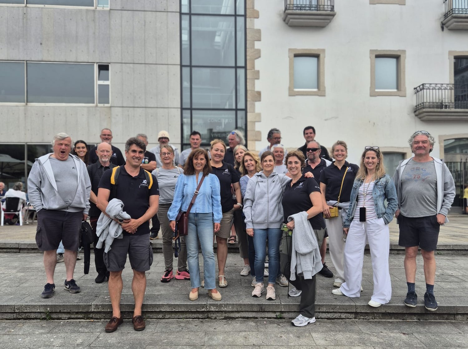 Viveiro recibe aos participantes da travesía «El Camino a Vela»