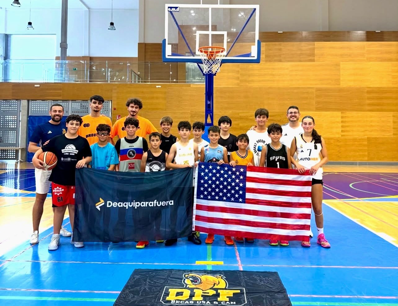 O Campus The Basket Dream Breogán consolídase como cita deportiva de referencia en Ribadeo