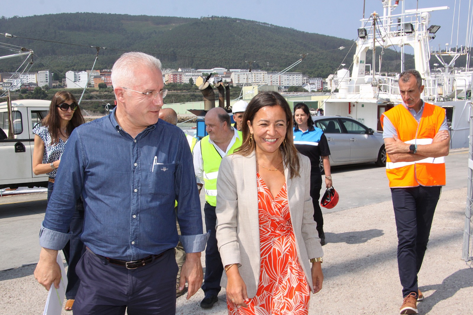 A Xunta inviste 1,8 millóns para reforzar o dique de abrigo do porto de Burela ante o aumento do nivel do mar