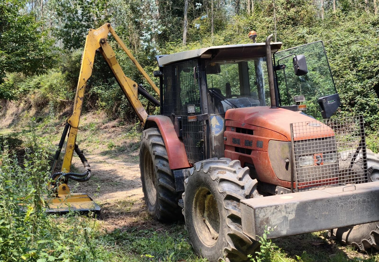 Ribadeo mellora as pistas forestais de Cedofeita para reforzar a prevención de incendios
