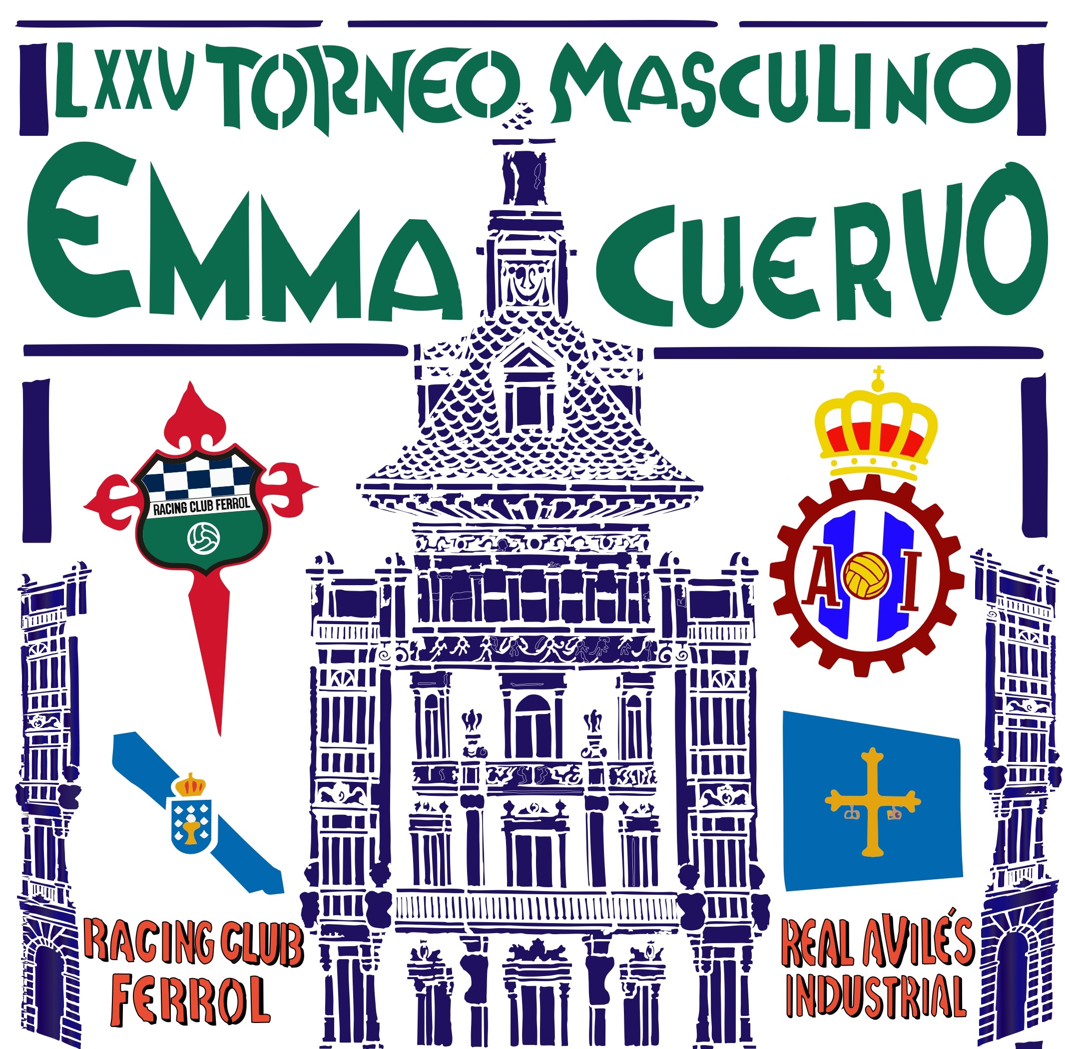 Ribadeo acolle en agosto os trofeos Emma Cuervo e Feiraco con equipos galegos e asturianos