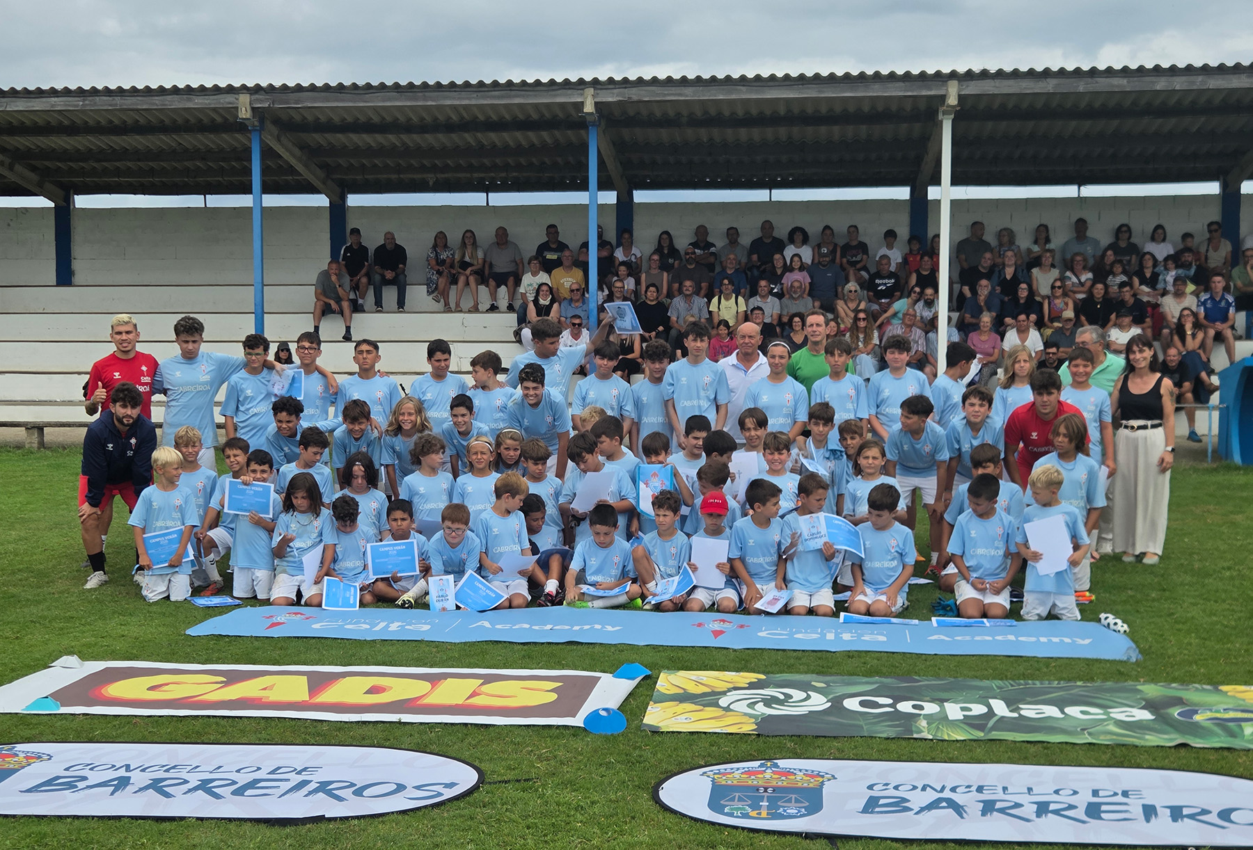 Clausurada en Barreiros unha nova edición do Campus de Fútbol do Celta de Vigo