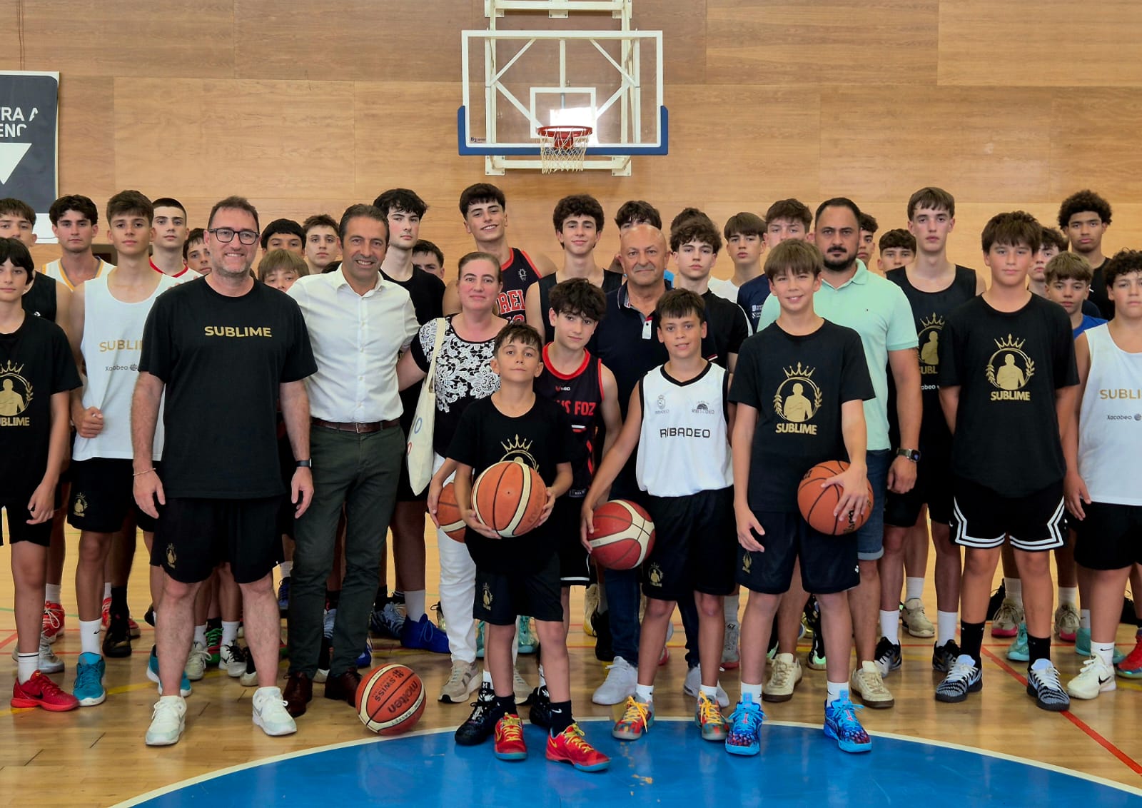 Villares destaca en Ribadeo o valor formativo do Campus Internacional de Baloncesto Sublime