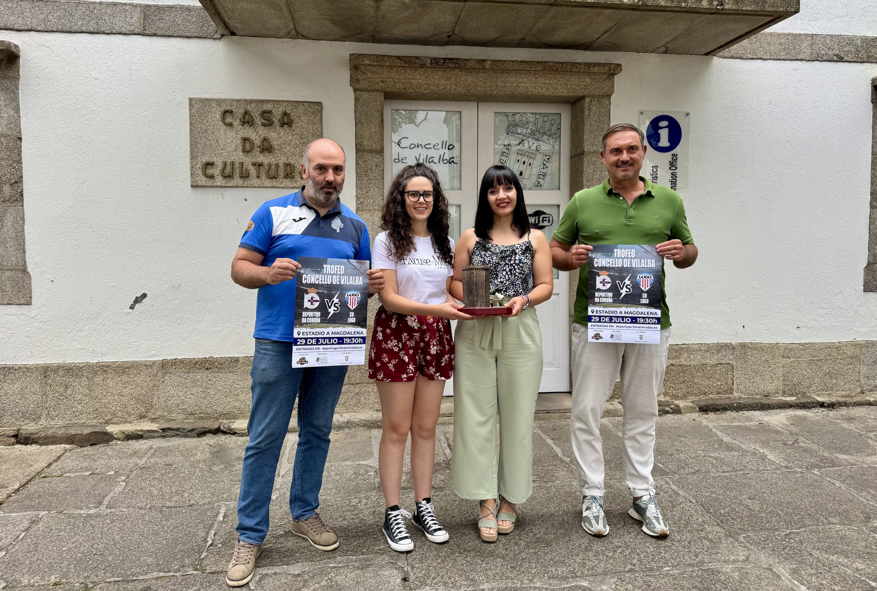O Trofeo Concello de Vilalba 2026 enfrontará ao Deportivo e ao Lugo o 29 de xullo