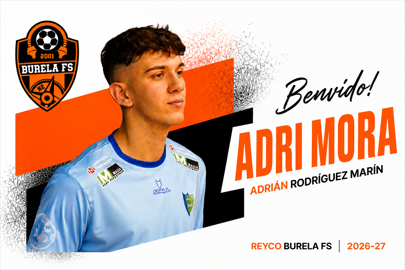 O Reyco Burela suma mocidade e defensa coa chegada de Adri Mora