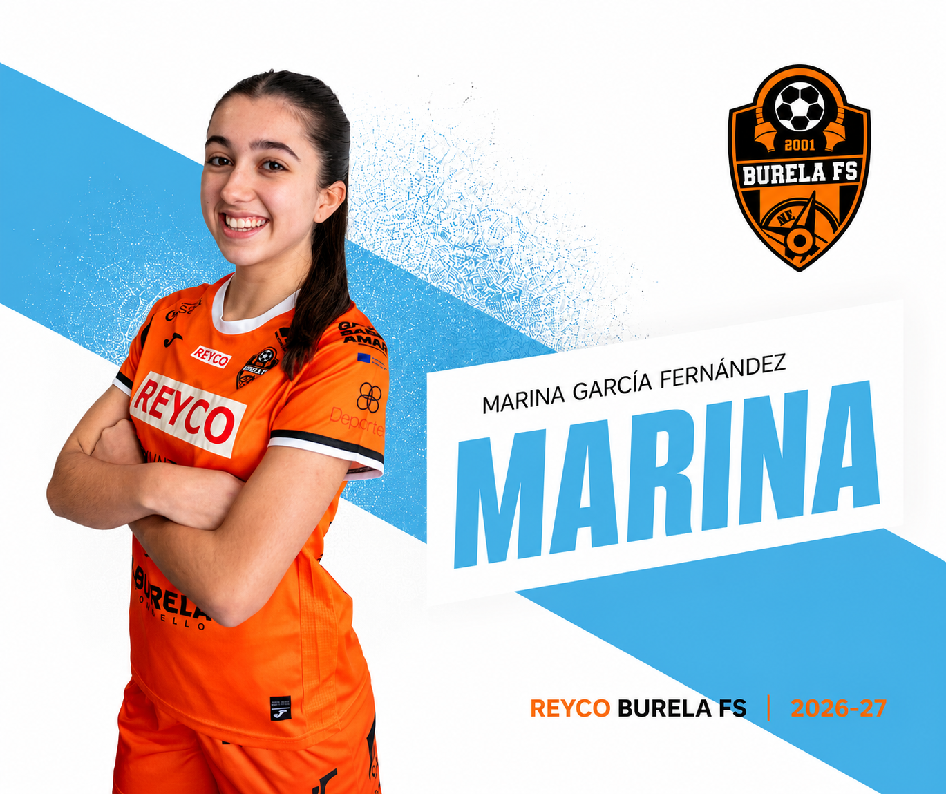 O Burela FS aposta polo talento novo coa continuidade de Marina García