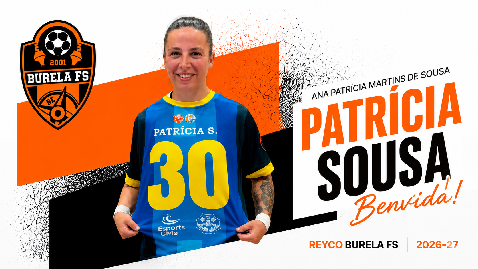 A portuguesa Patrícia Sousa chega a Burela tras destacar en Portugal, Italia e Segunda División