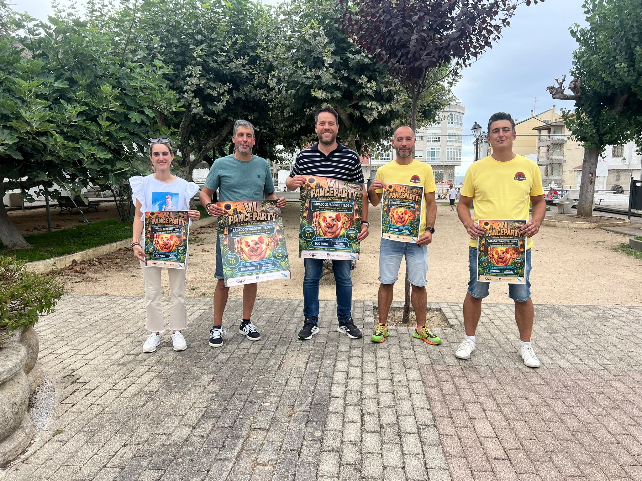 A VI Panceparty ofrecerá panceta, lagostinos e música en directo este sábado en Foz