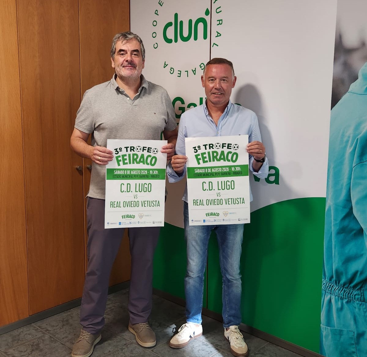 Presentado o III Trofeo Feiraco, que enfrontará ao CD Lugo e ao Real Oviedo Vetusta