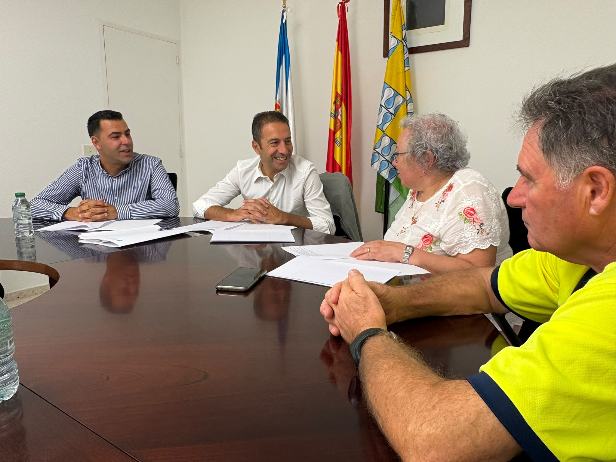 A Xunta e o Concello de Alfoz analizan novas melloras en infraestruturas e servizos