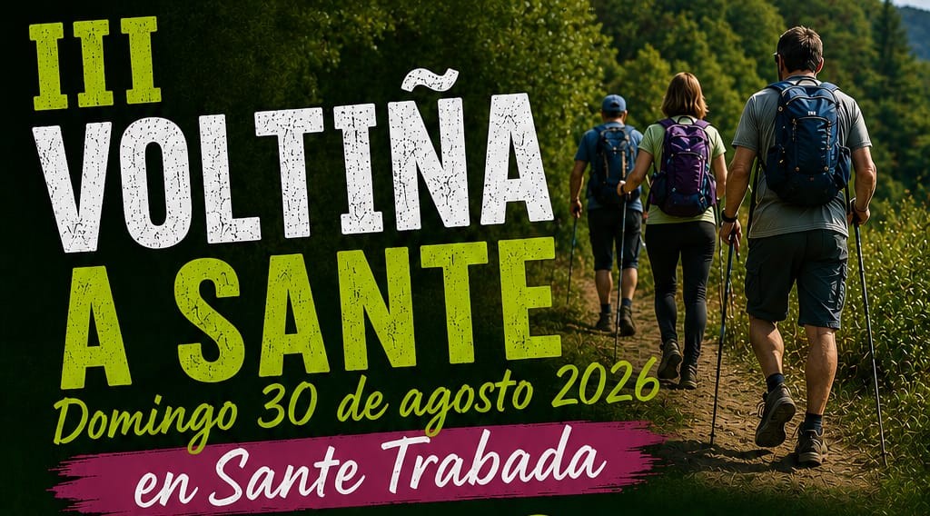 A parroquia de Sante, en Trabada, celebra a terceira edición da Voltiña con percorridos e paellada popular