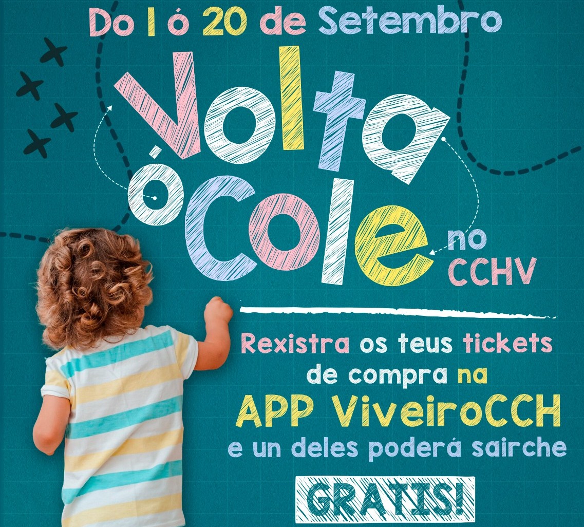ViveiroCCH activa a campaña Volta ao Cole con premios de ata 100 euros