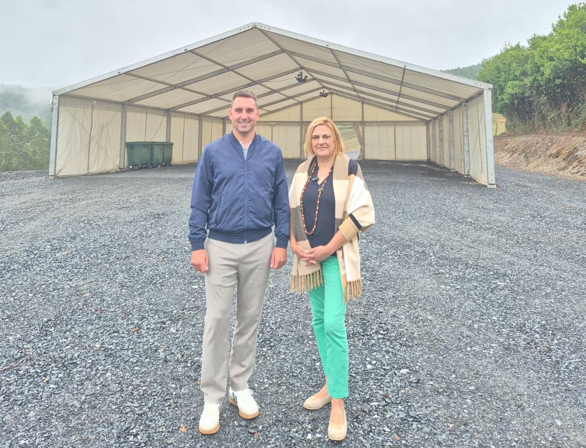 Vidal, en Trabada, inaugura o seu novo espazo público coincidindo coas Festas de San Bartolomeu