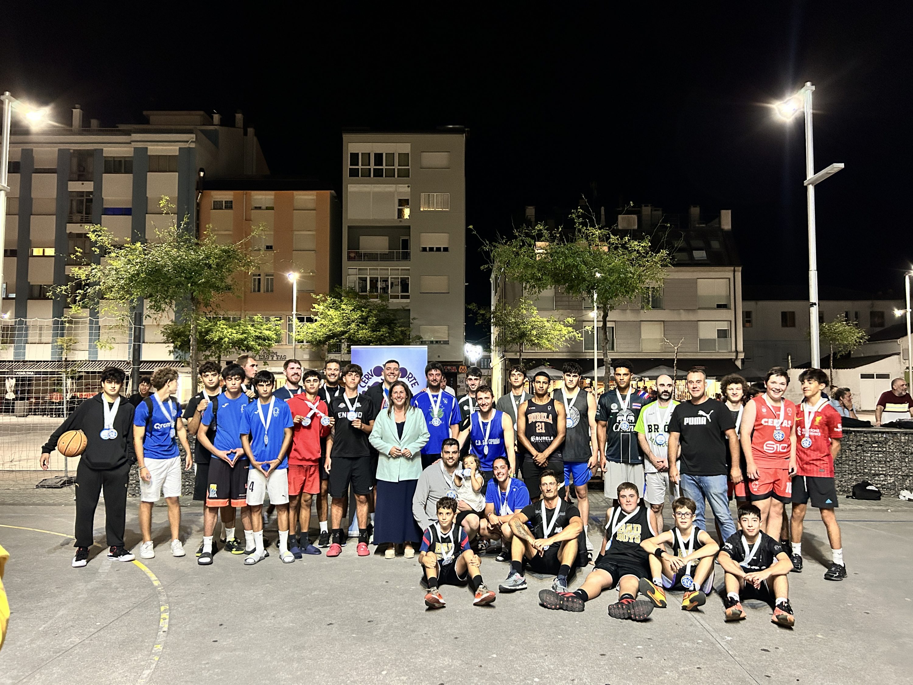 Clasificación final das Noites de Basket 3x3 de Cervo