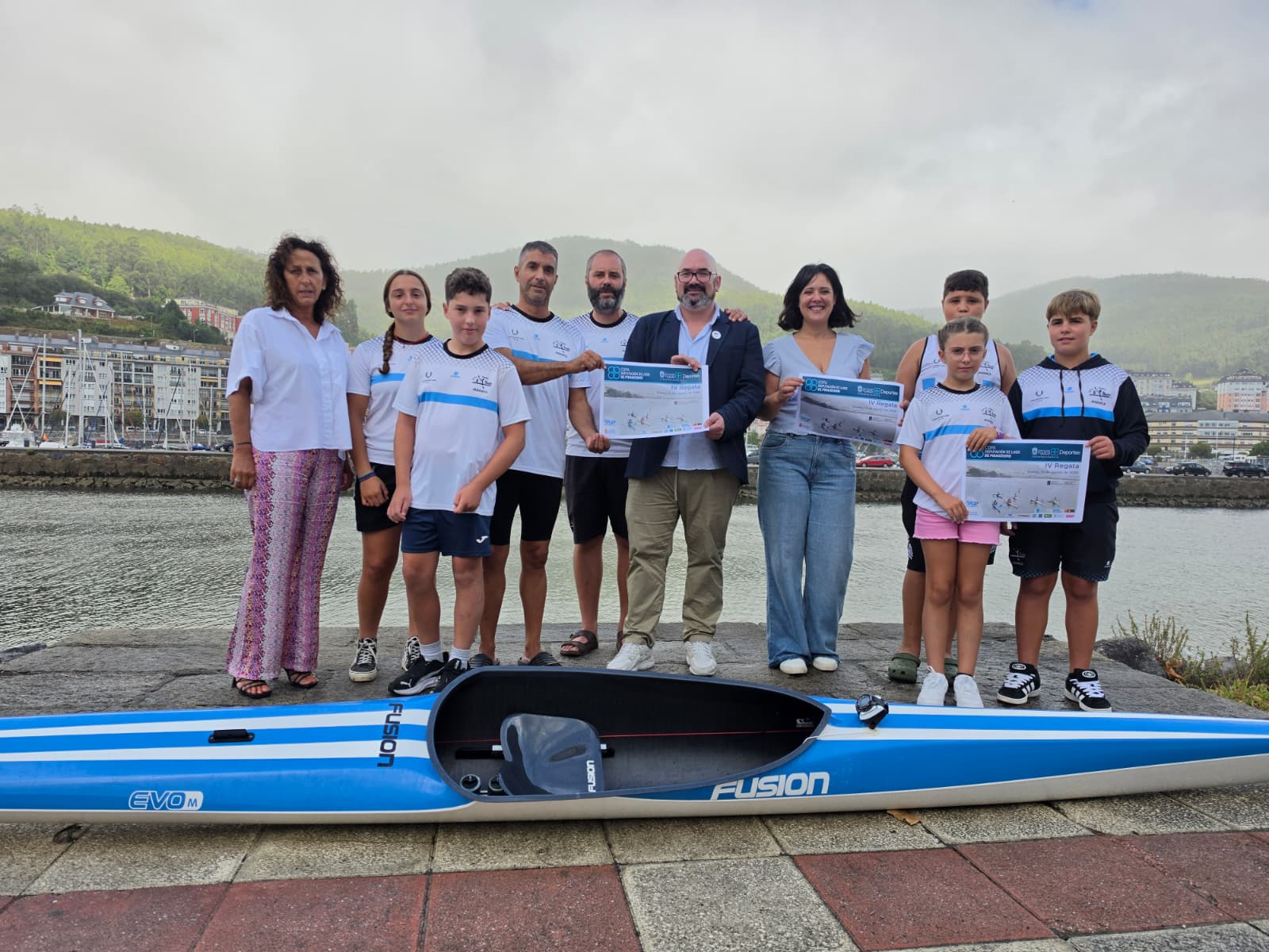 Viveiro acollera mañá a cuarta regata da Copa Deputación de Piraguismo