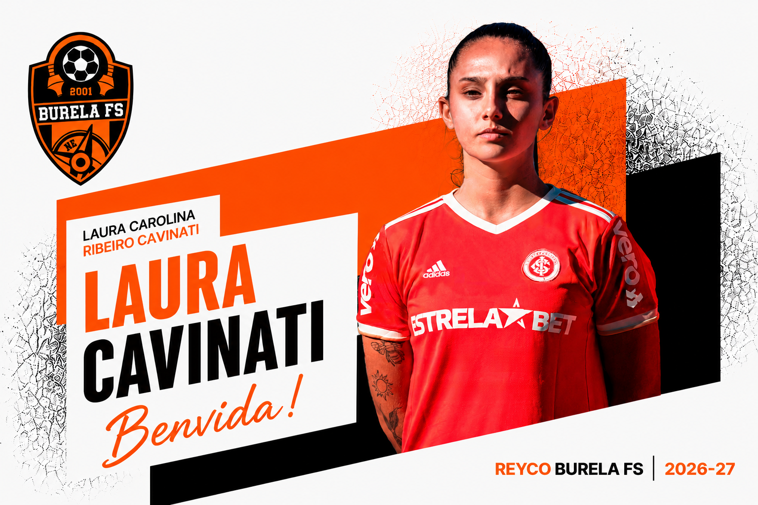Laurinha Ribeiro, quinta fichaxe do Reyco Burela FS para a próxima tempada