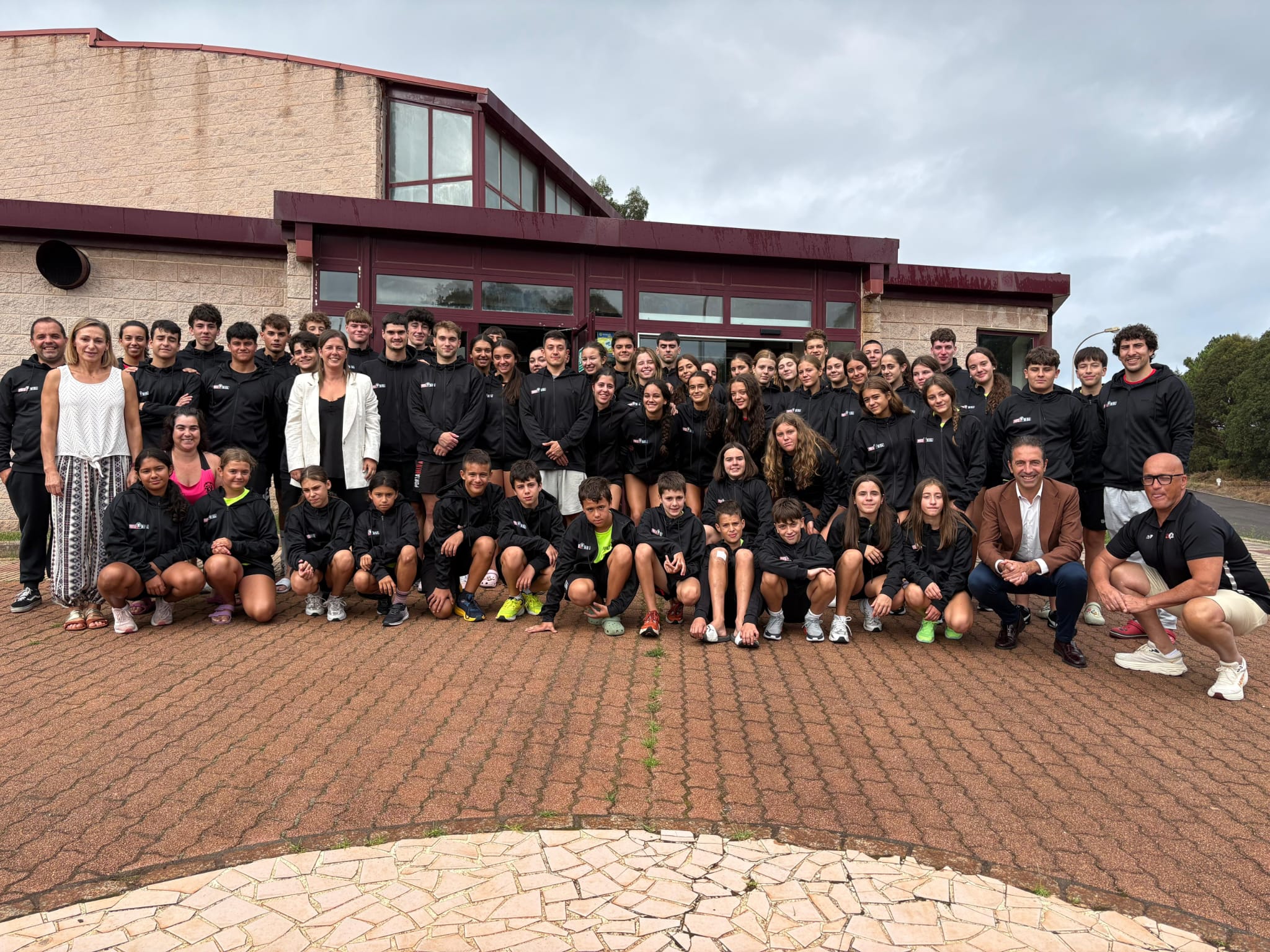 Cervo acolle un ano máis a pretempada do Club Natación Portamiñá de Lugo