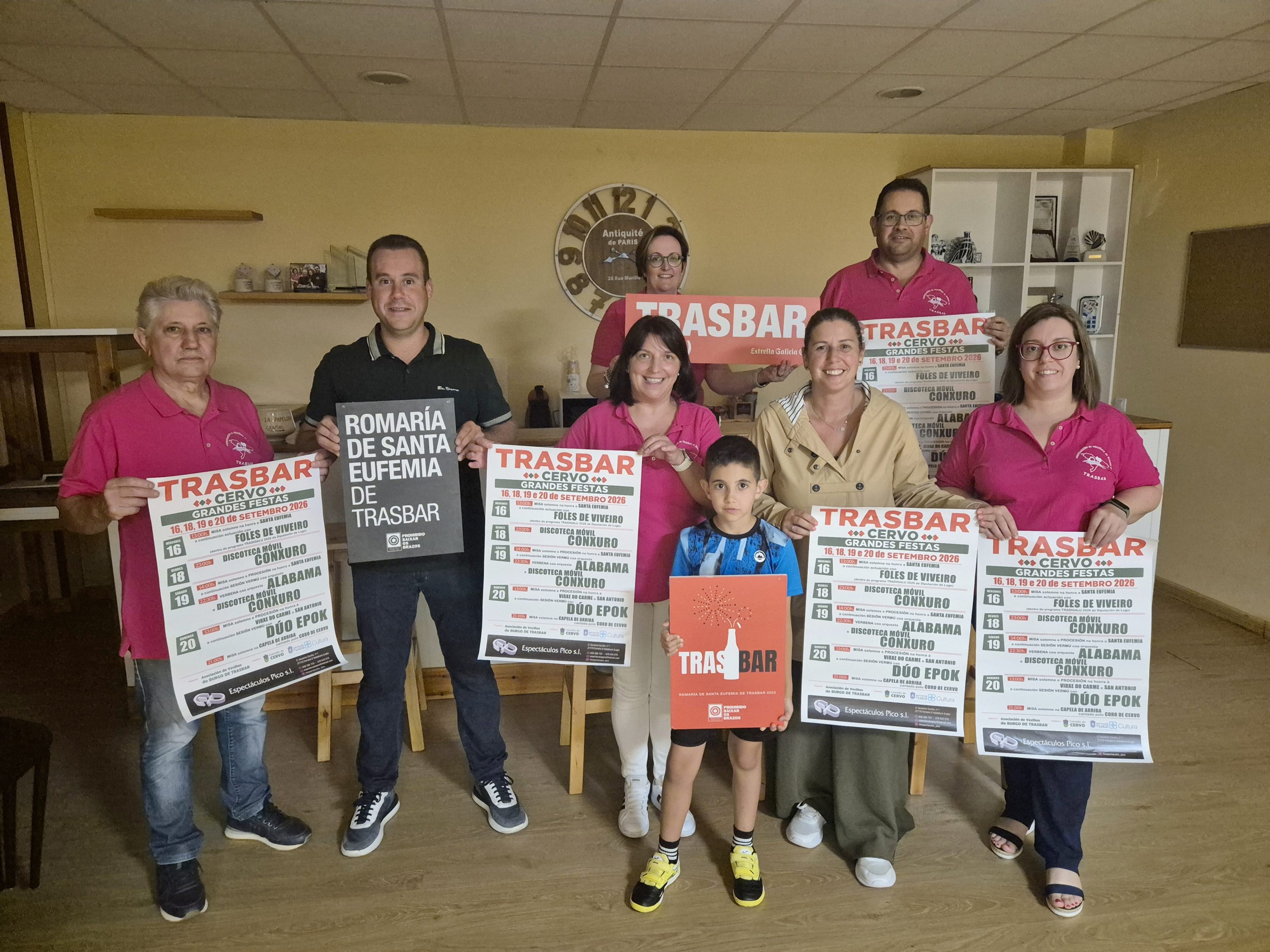 Trasbar celebra as súas Grandes Festas do 16 ao 20 de setembro