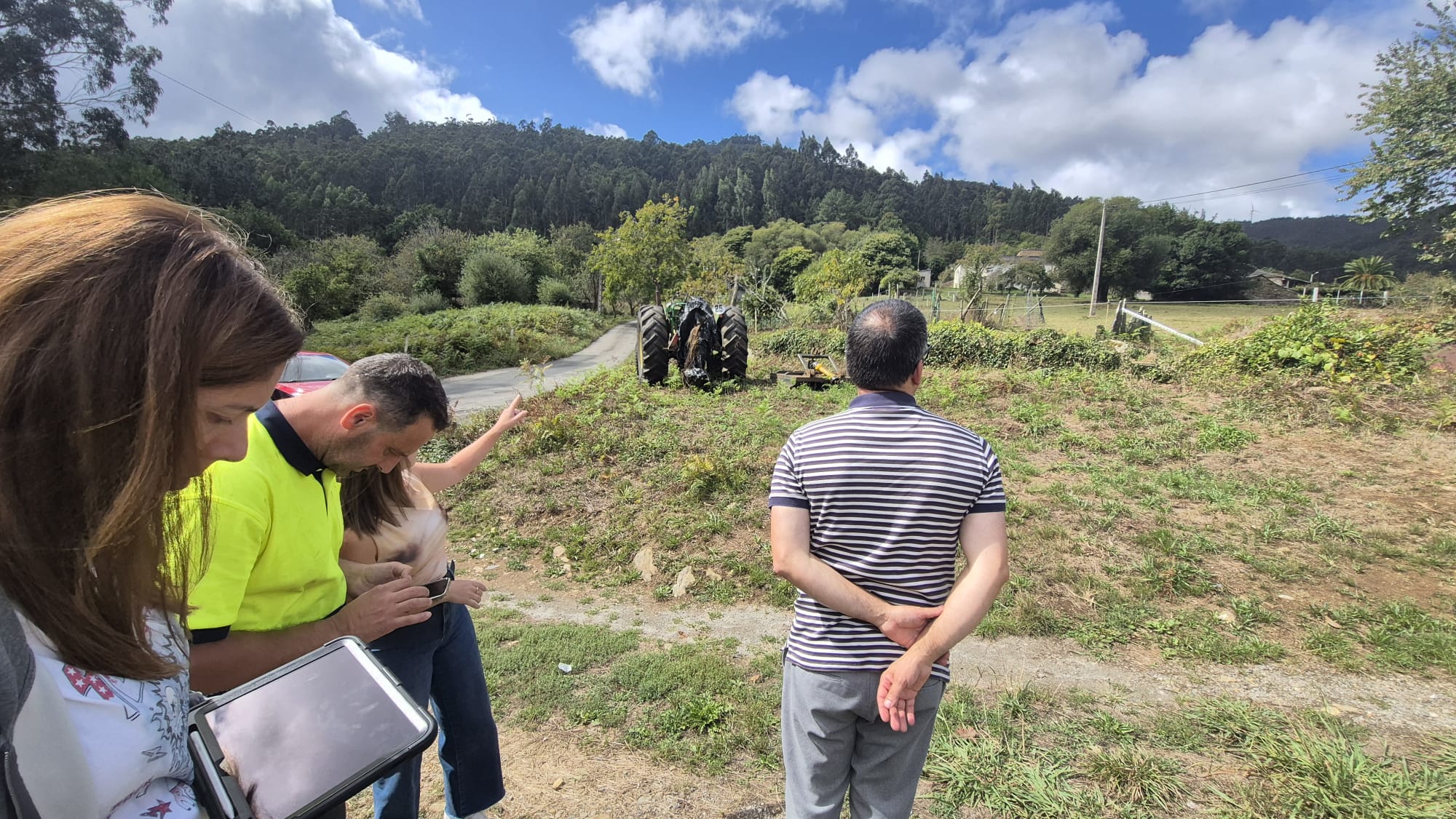 Viveiro dá o primeiro paso para renovar e ampliar o abastecemento de auga no rural