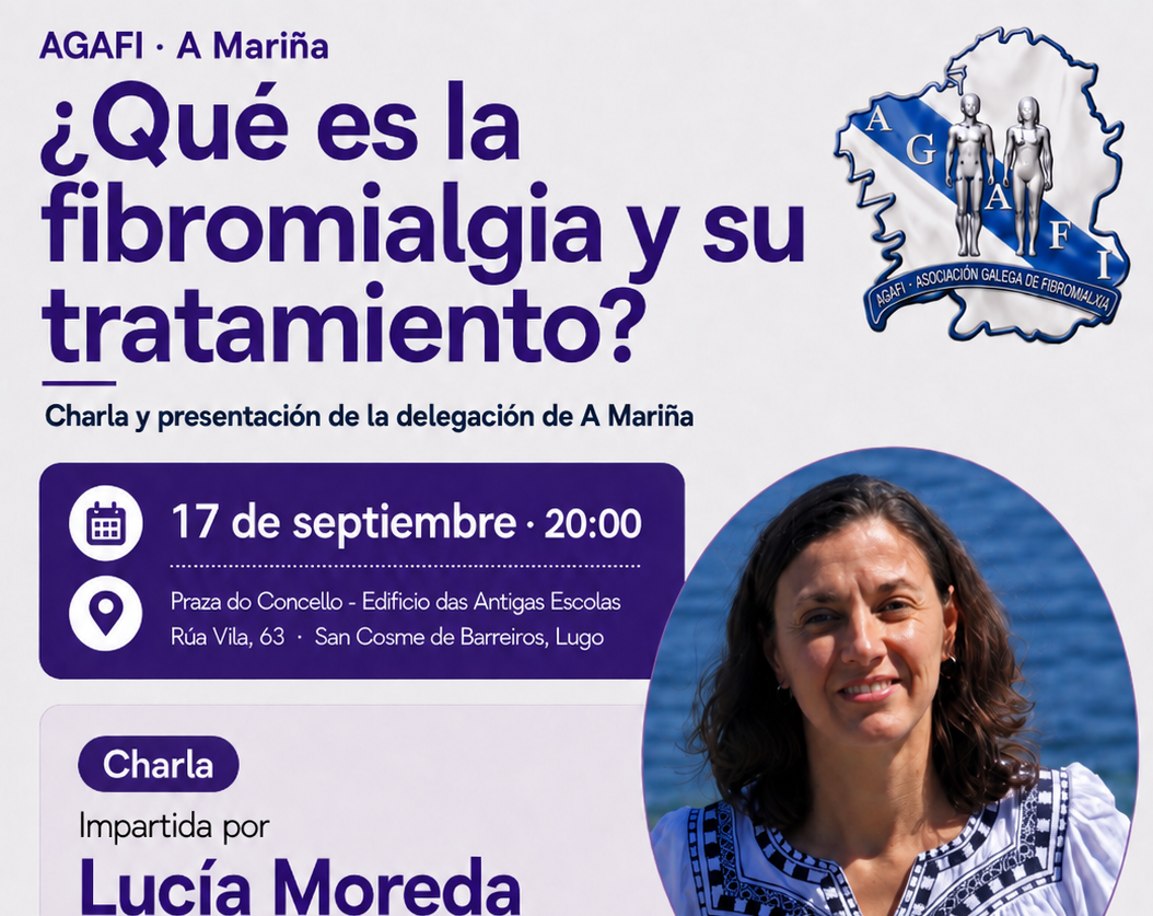 Barreiros acolle unha charla clave sobre fibromialxia e a presentación da delegación de AGAFI