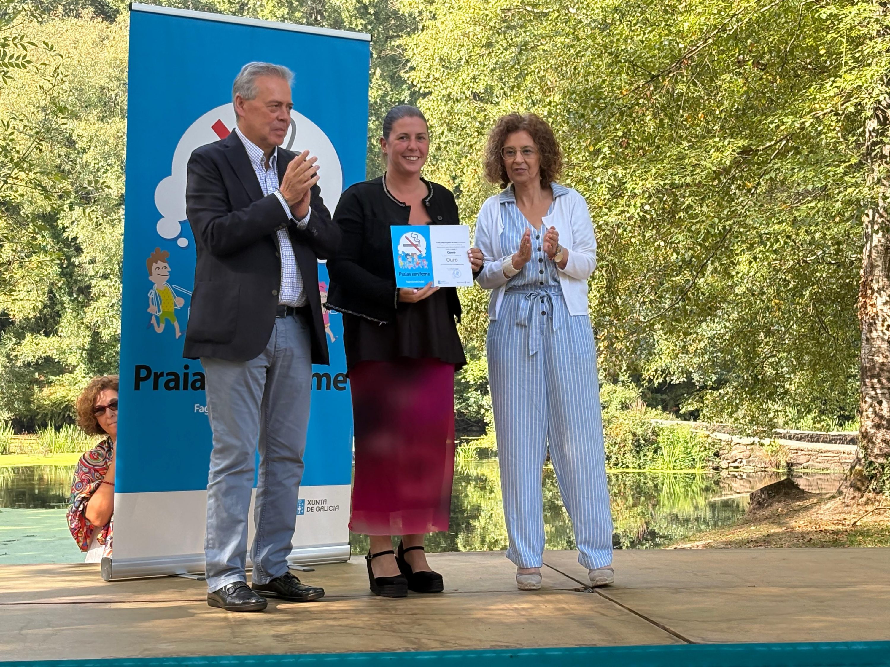 O Concello de Cervo, distinguido co Diploma de Ouro do programa Praias sen Fume
