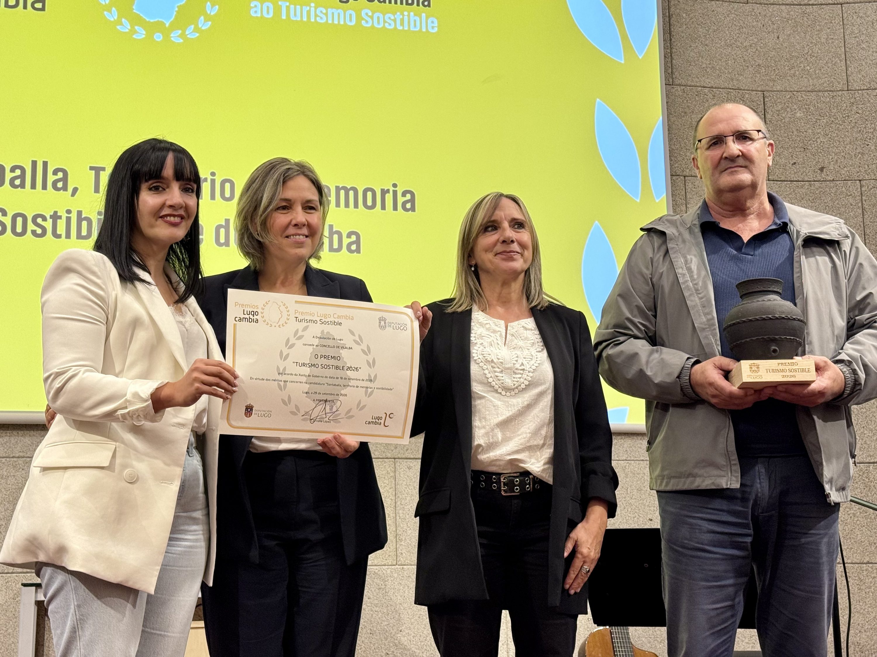 Vilalba celebra o Premio ao Turismo Sostible concedido á Liga Santaballesa