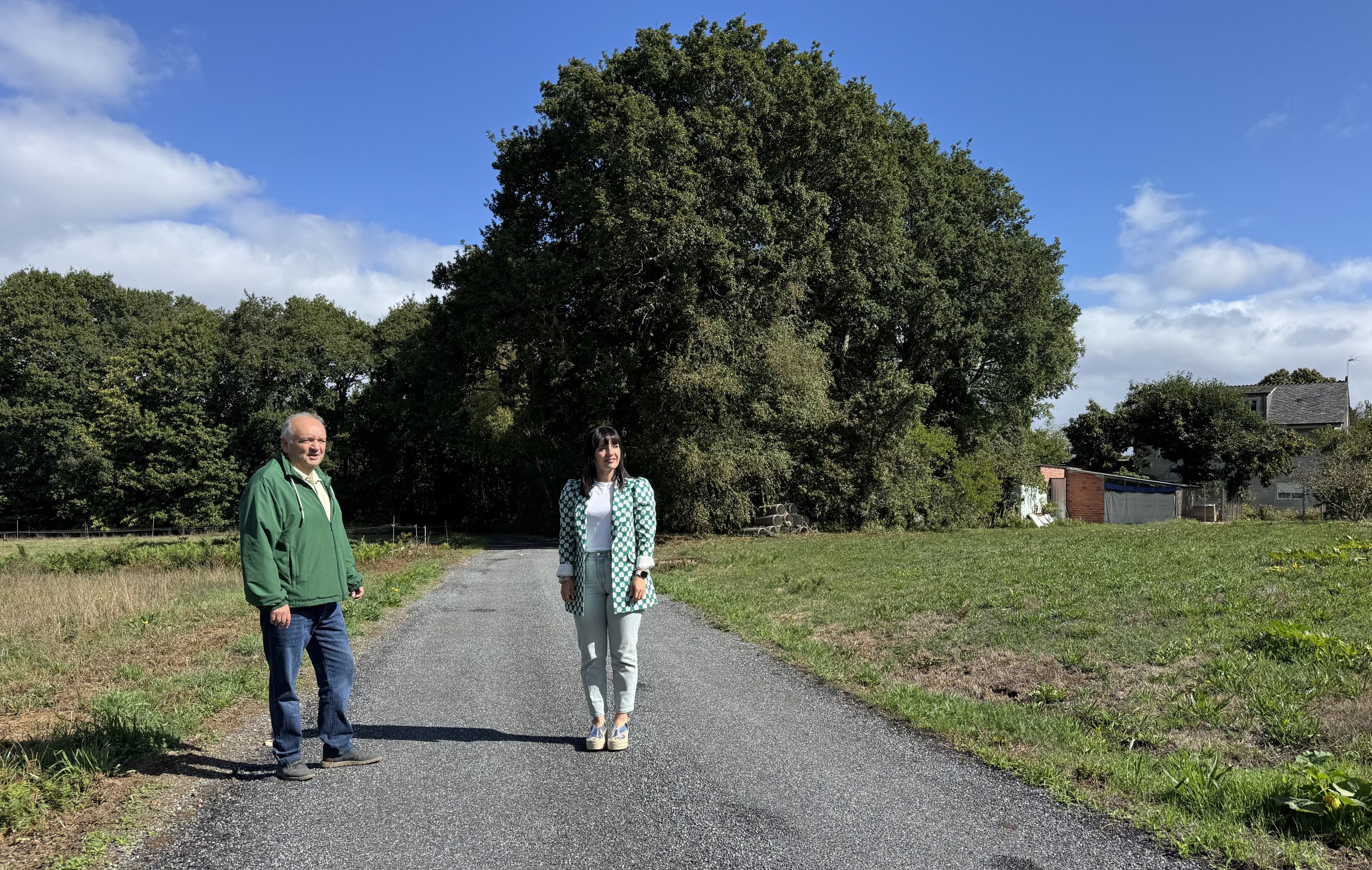 O Concello de Vilalba avanza na rexeneración de camiños rurais en Sancovade