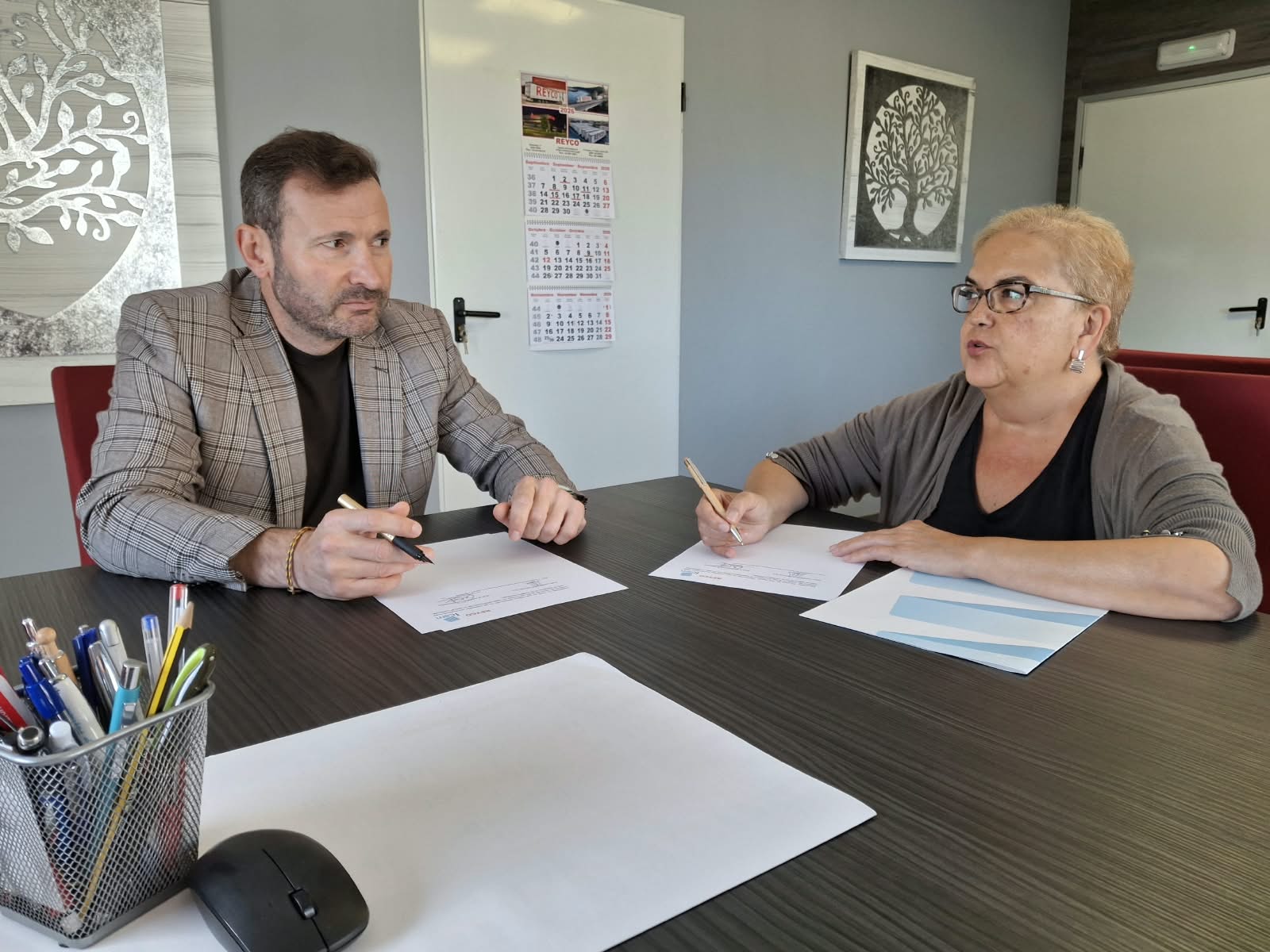 FCAM e Logística Reyco veñen de renovar o seu convenio de colaboración