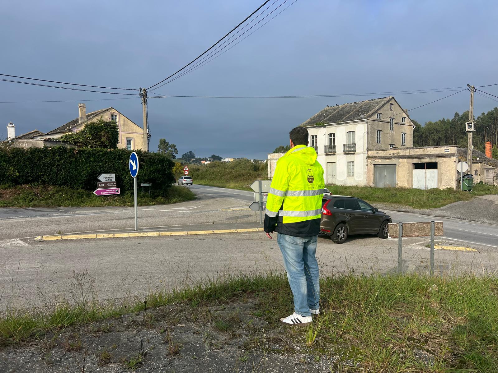 Transportes licita por 511.617 euros a mellora da intersección N‑642/LU‑152 en Foz, unha obra que o alcalde considera clave para a seguridade viaria