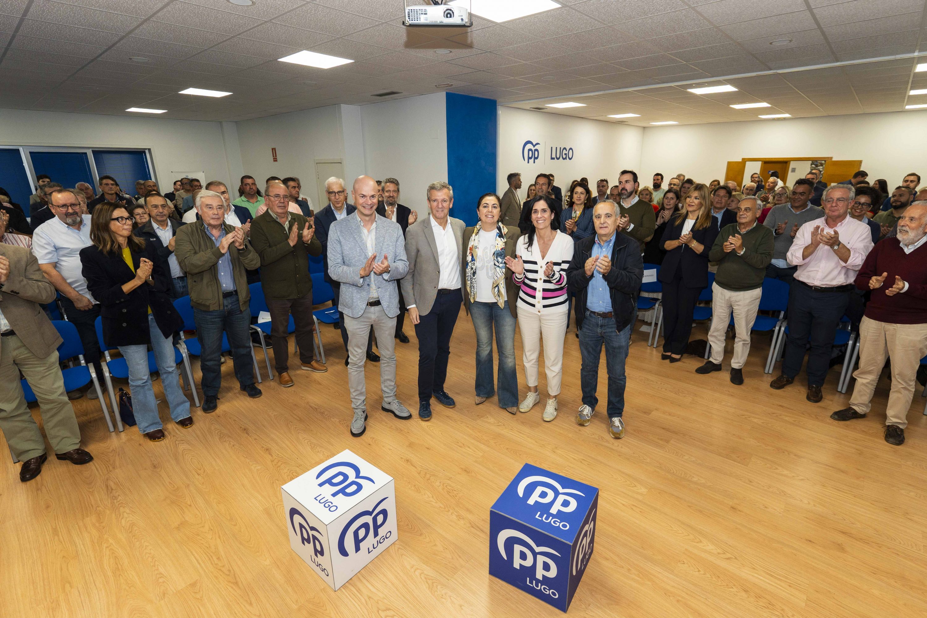 Rueda insta aos populares de Lugo a ser “motor do cambio” en España: “As Xerais gáñanse tamén en cada aldea, en cada vila e en cada cidade galega”